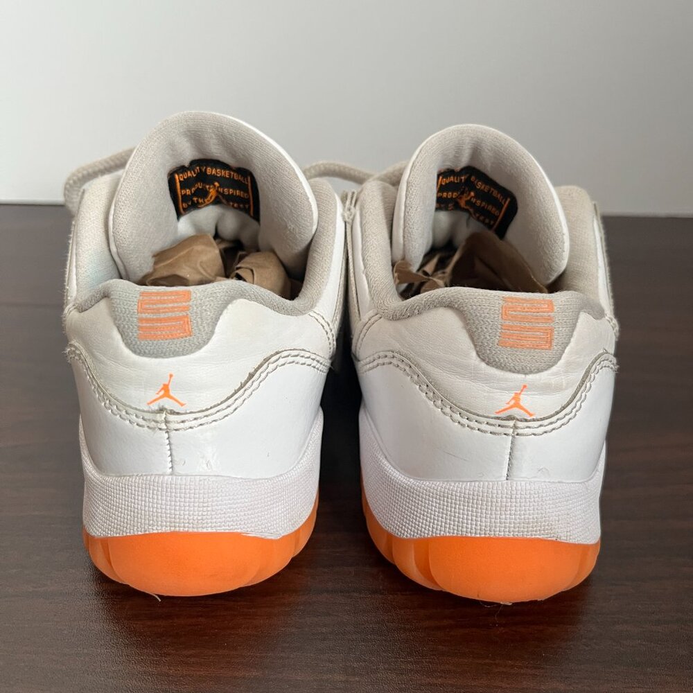 Nike Air Jordan 11 Retro Low PS Shoes 'Bright Citrus' DJ4328-139 Youth Size 2Y - Picture 4 of 8